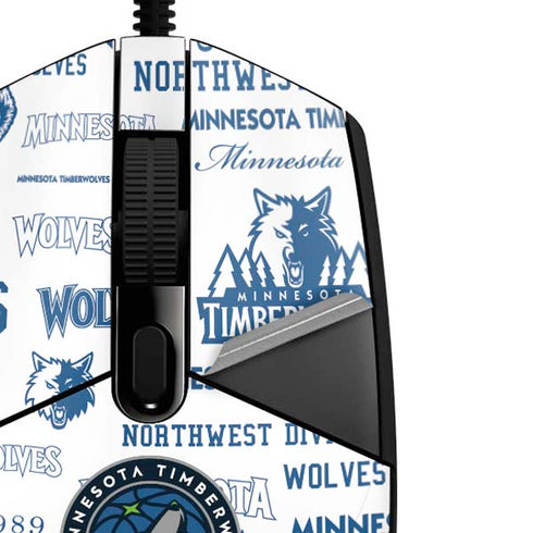 NBA Minnesota Timberwolves Historic Blast G203 Prodigy RGB Wired Gaming Mouse Skin